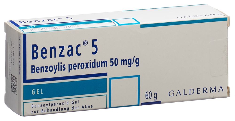 BENZAC 5 50 mg/g