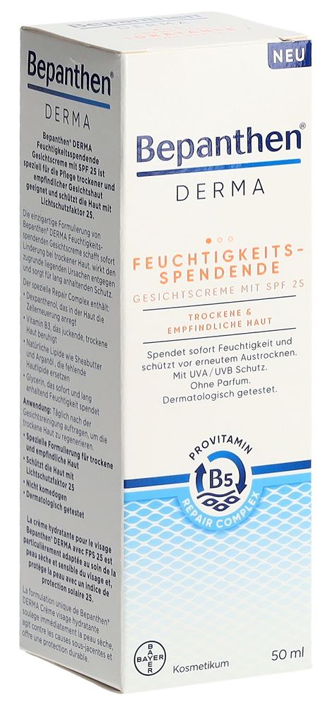BEPANTHEN DERMA crème visage