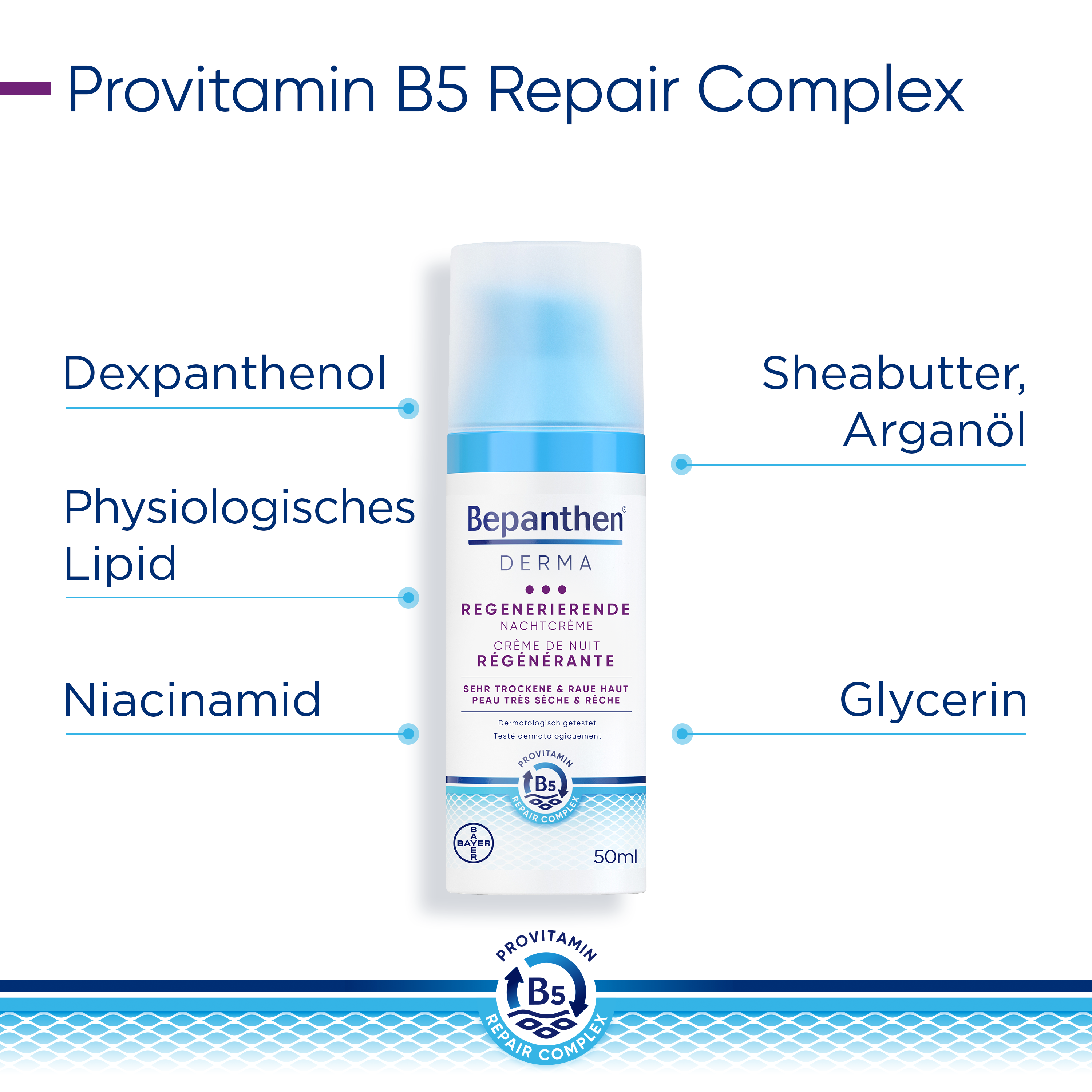 BEPANTHEN DERMA Nachtcreme, Bild 3 von 6