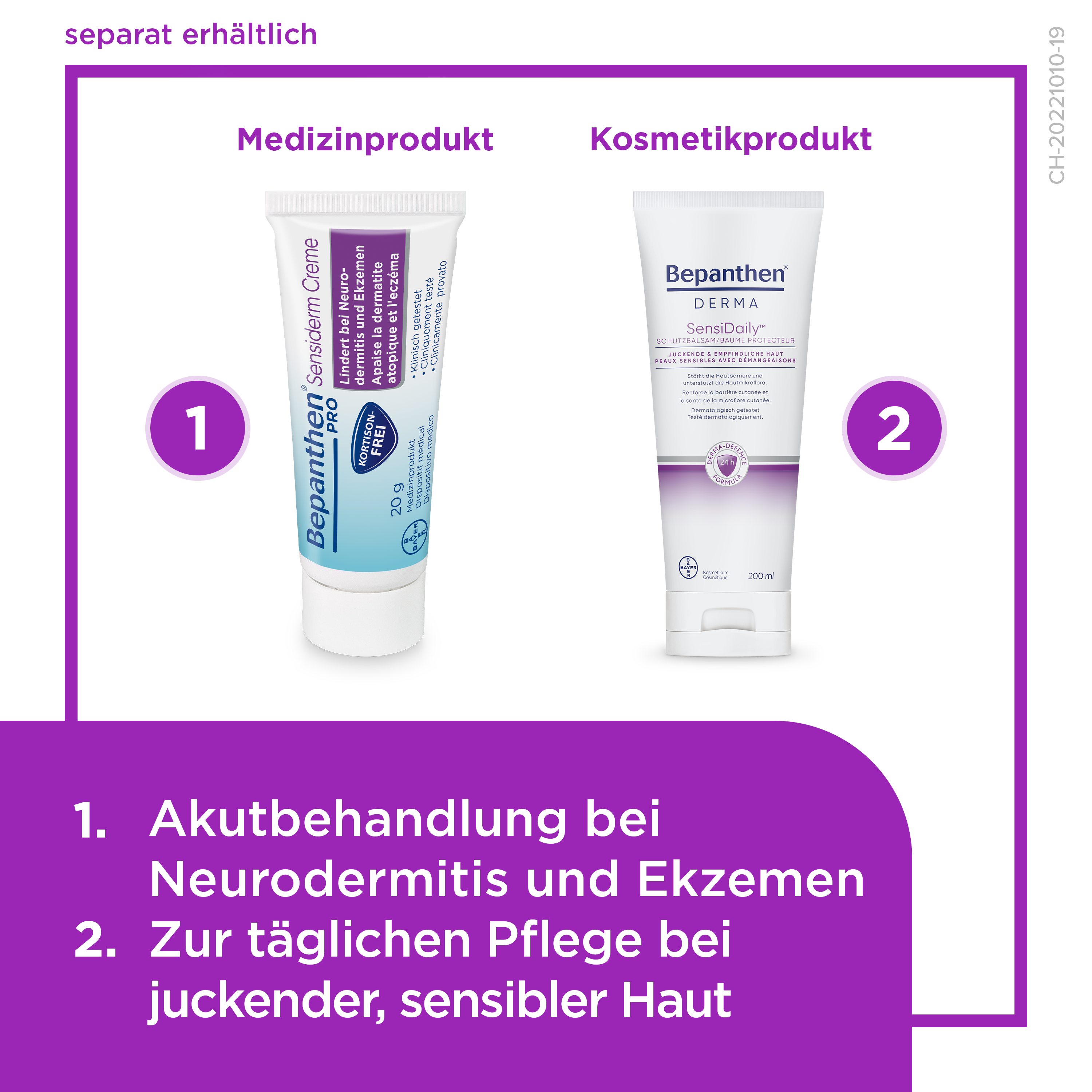 BEPANTHEN Pro Sensiderm Creme, gegen Juckreiz bei Neurodermitis, Bild 4 von 6
