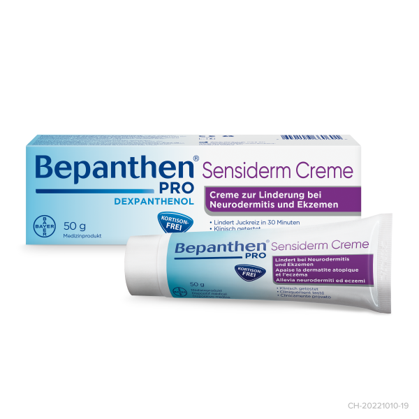 BEPANTHEN Pro Sensiderm Creme, gegen Juckreiz bei Neurodermitis