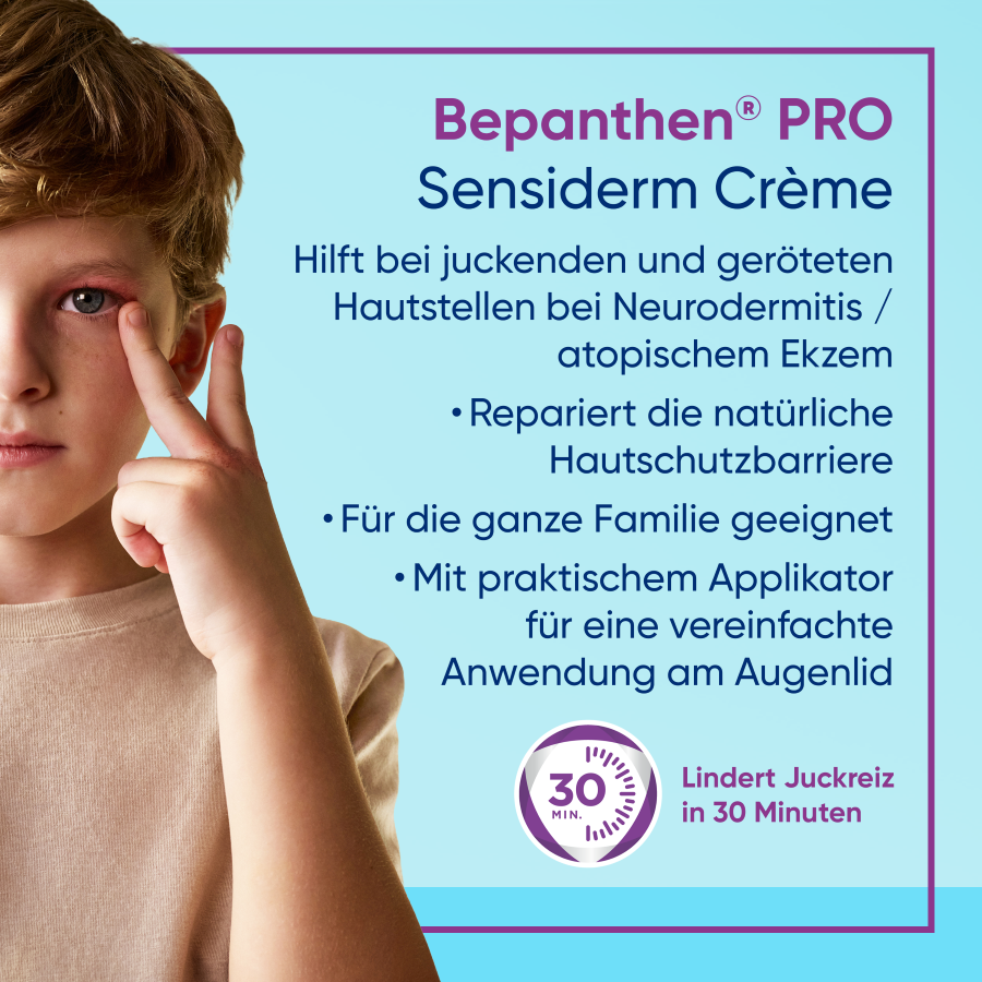 BEPANTHEN Pro Sensiderm Creme, gegen Juckreiz bei Neurodermitis, Bild 2 von 6