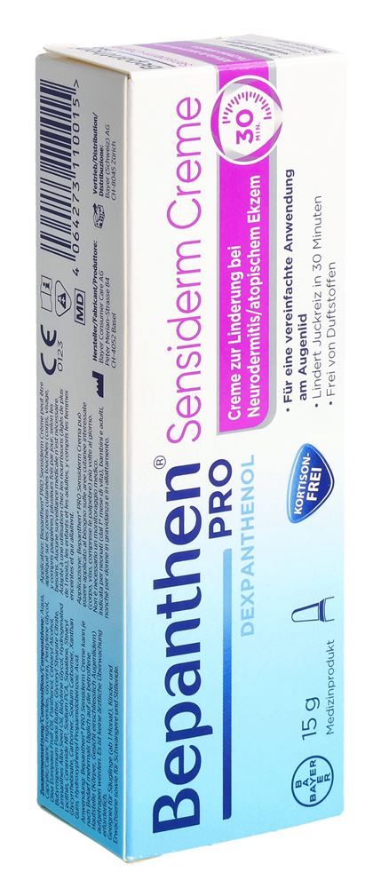 BEPANTHEN Pro Sensiderm Creme, gegen Juckreiz bei Neurodermitis