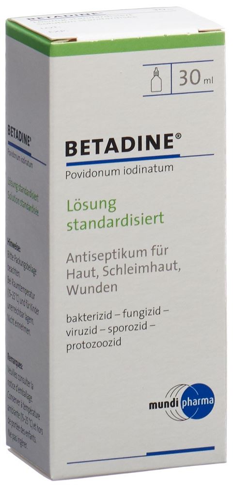 Betadine desinfizierende Lösung, Hauptbild