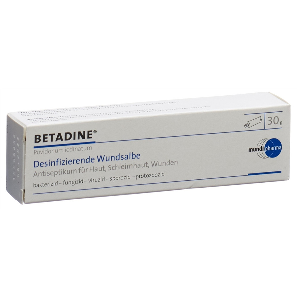 Betadine desinfizierende Wundsalbe, Hauptbild