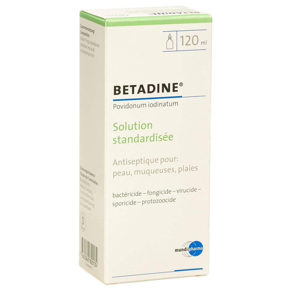 Betadine solution désinfectante, image 2 sur 2