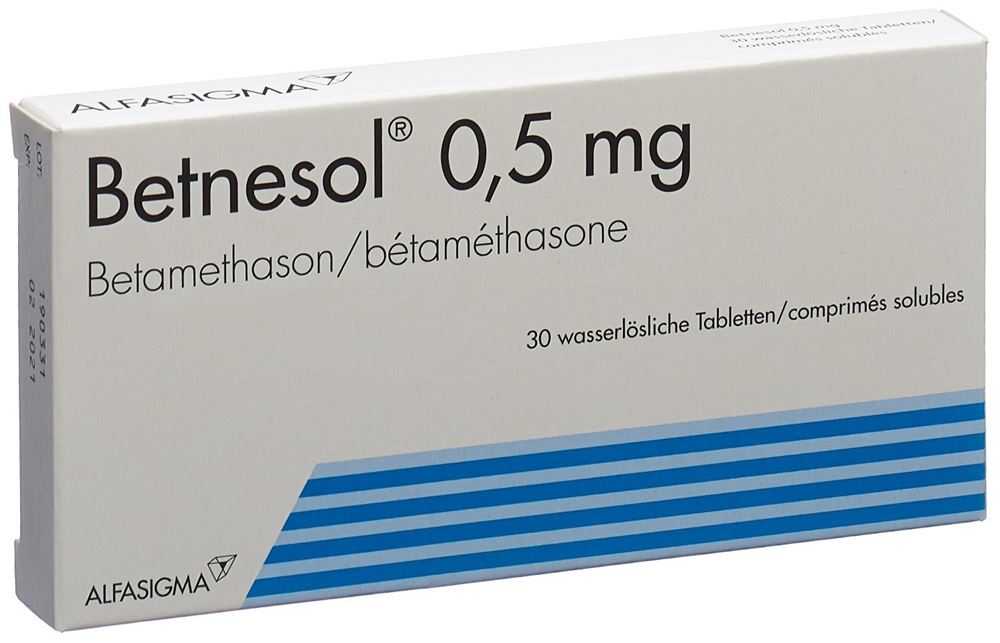 BETNESOL Tabl 0.5 mg Blist 30 Stk, Hauptbild