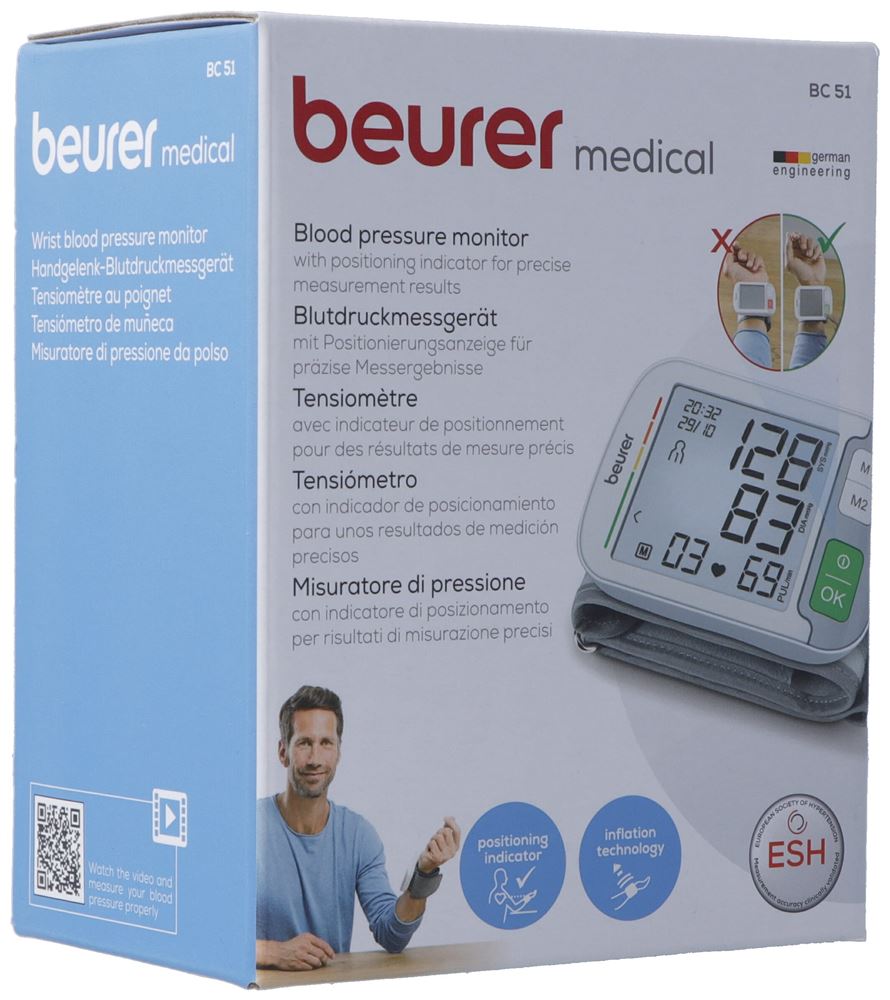 Beurer Blutdruckmessgerät Handgelenk