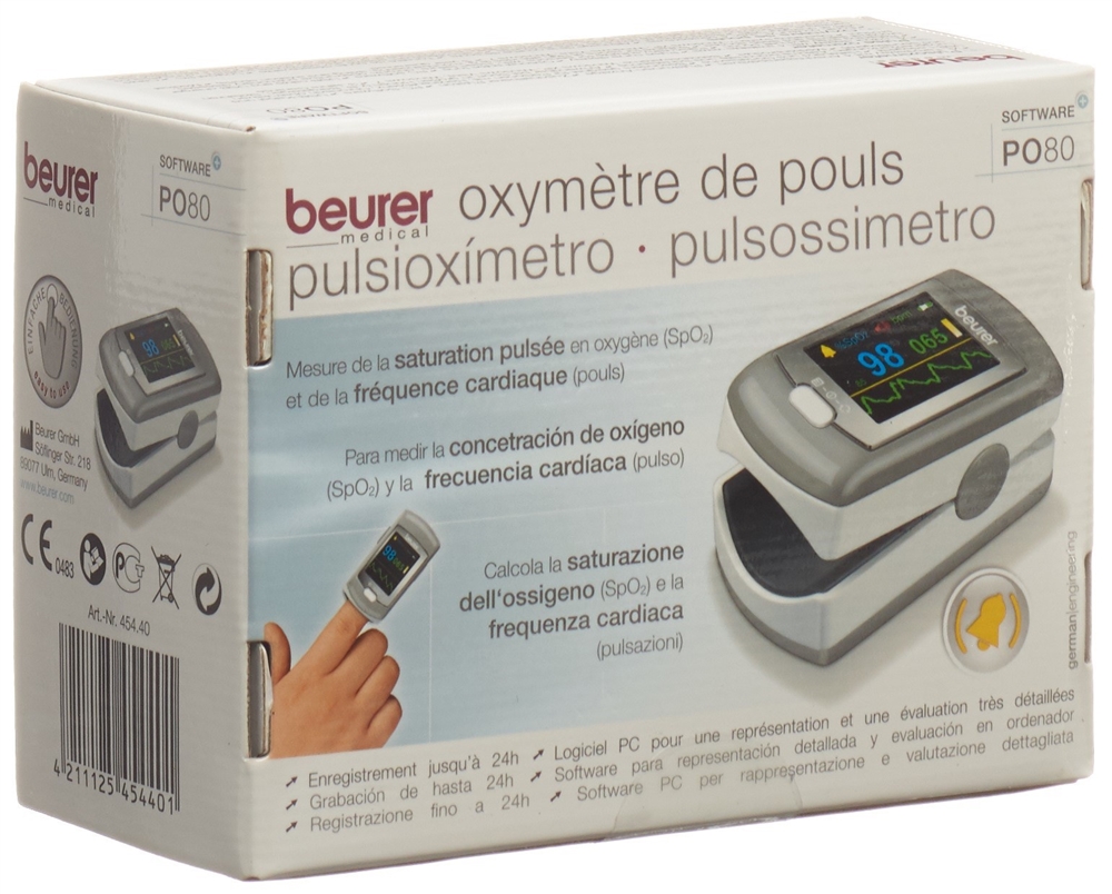 Beurer pulsoximètre pour le doigt, image 2 sur 2