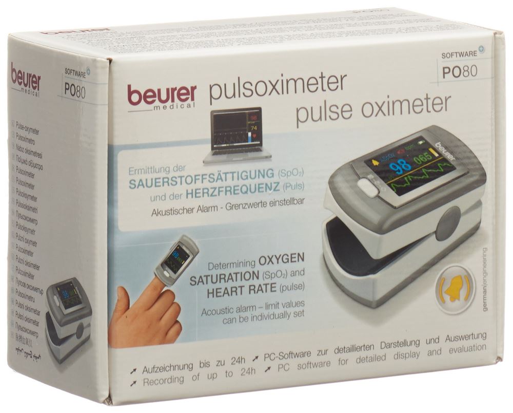Beurer pulsoximètre pour le doigt, image principale