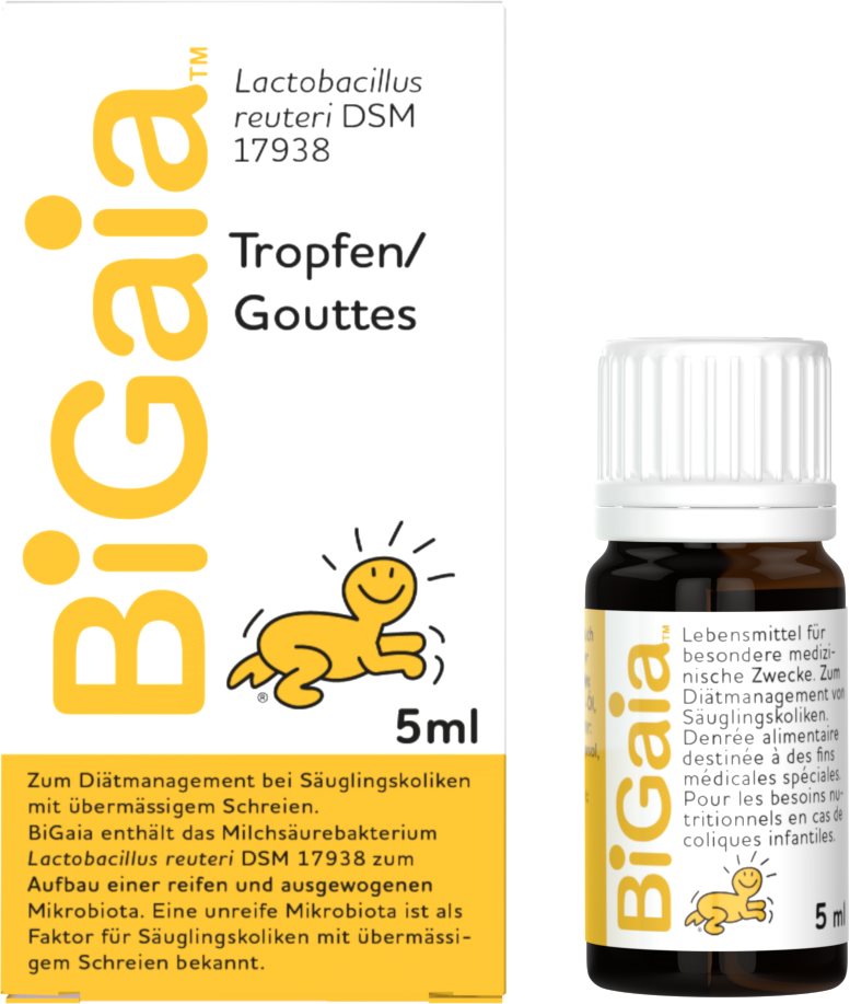 BIGAIA gouttes avec Lactobacillus reuteri 5 ml, image 2 sur 3