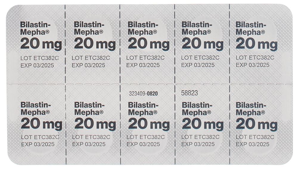 BILASTINE Mepha 20 mg, image 2 sur 3