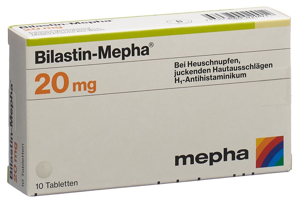 BILASTINE Mepha 20 mg, Hauptbild