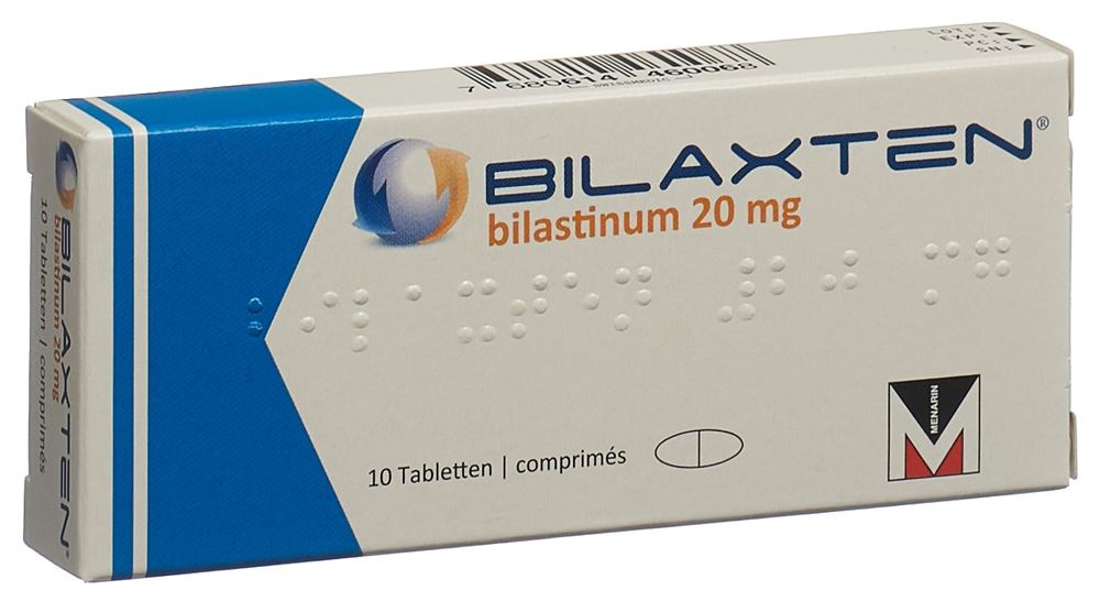 BILAXTEN cpr 20 mg blist 10 pce