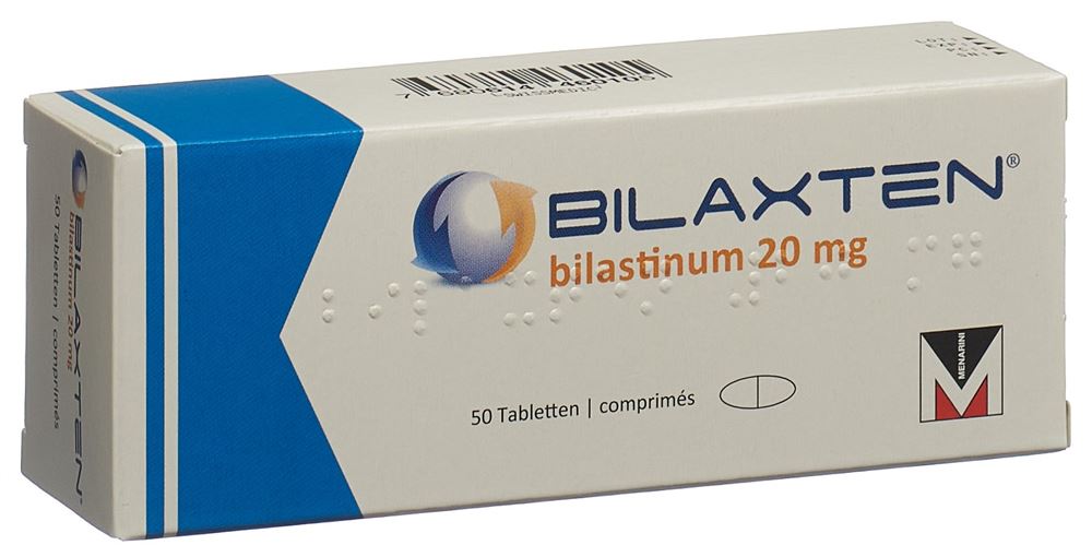 BILAXTEN cpr 20 mg blist 50 pce