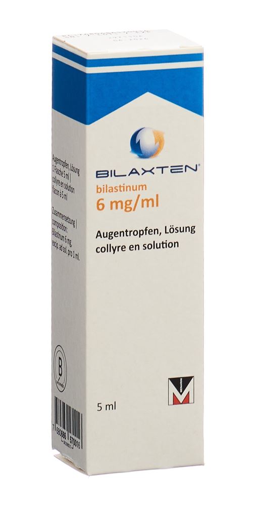 BILAXTEN gtt opht 6 mg/ml fl 5 ml, image principale