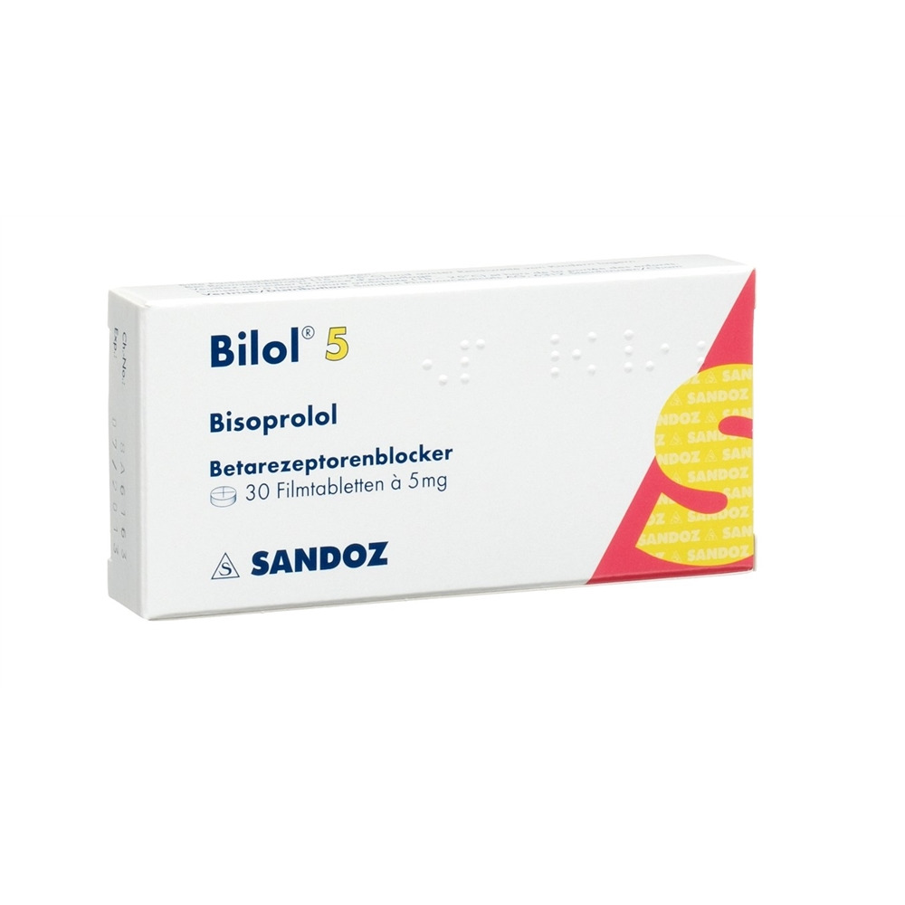 BILOL cpr pell 5 mg blist 30 pce, image principale