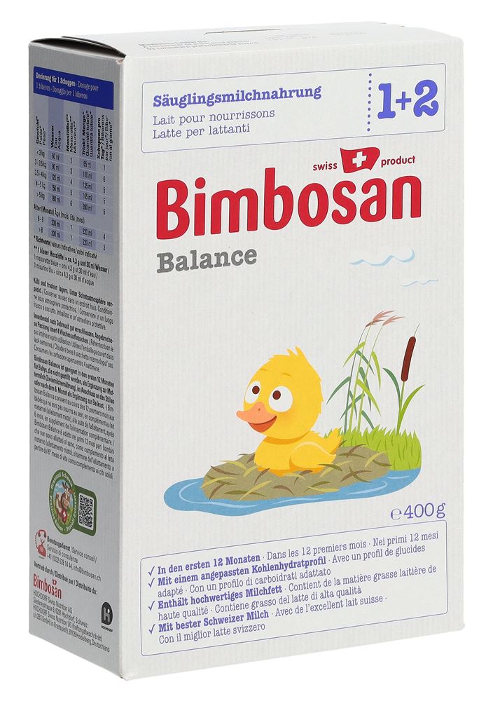 BIMBOSAN Balance aliment lacté pour nourissons