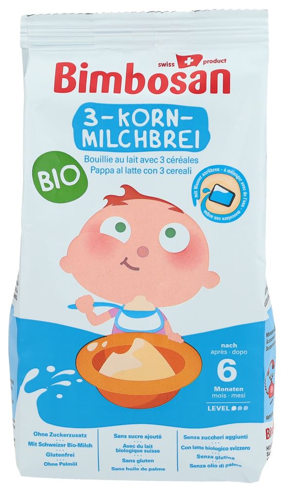 BIMBOSAN Bio-3-Kornmilchbrei, Hauptbild