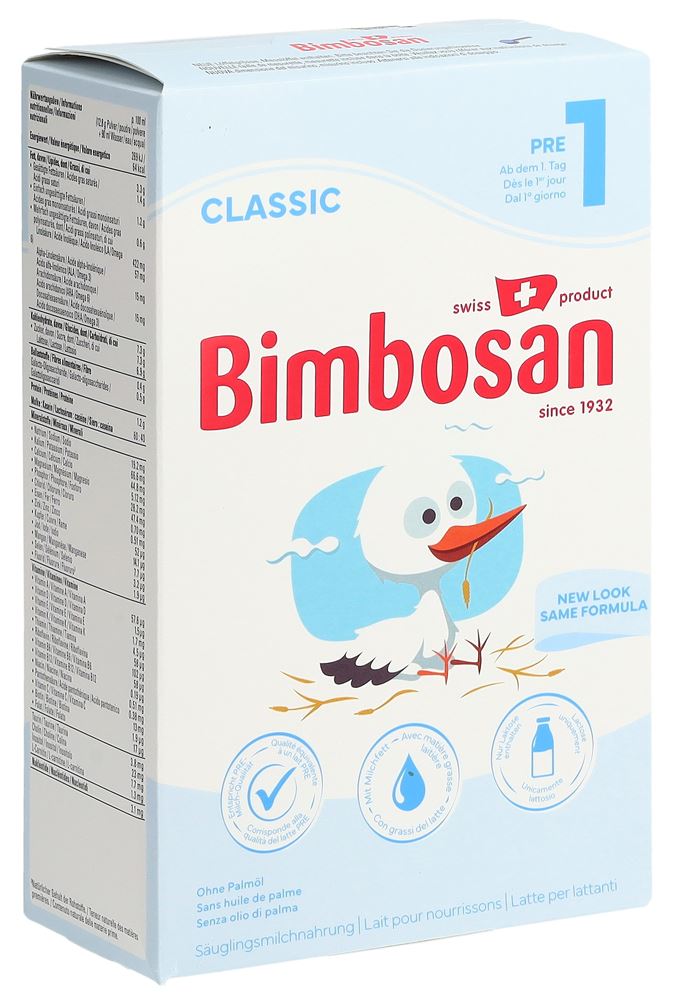 BIMBOSAN Classic PRE-1 lait pour nourrissons