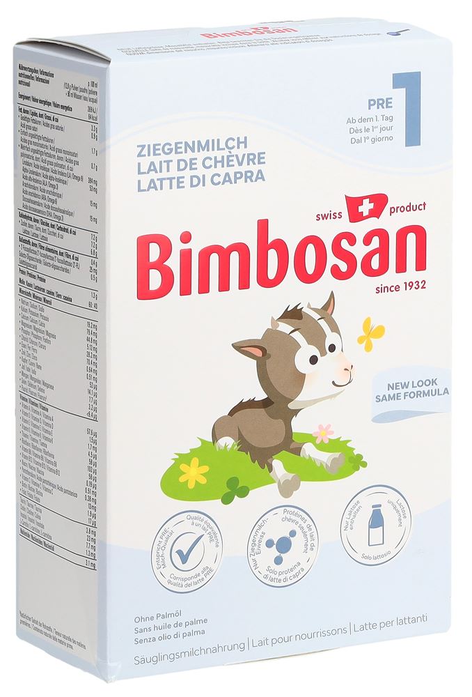BIMBOSAN lait de chèvre PRE-1 lait pour nourrissons