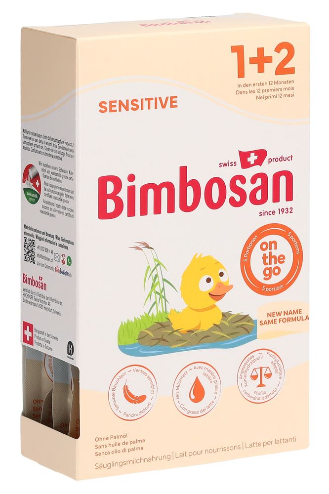 BIMBOSAN Sensitive 1+2 lait pour nourrissons