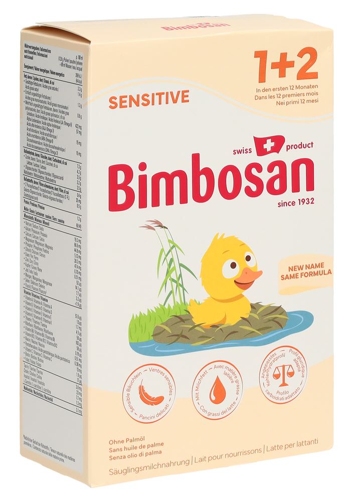BIMBOSAN Sensitive 1+2 Säuglingsanfangsnahrung