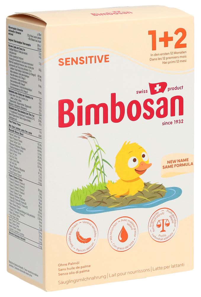 BIMBOSAN Sensitive 1+2 Säuglingsanfangsnahrung