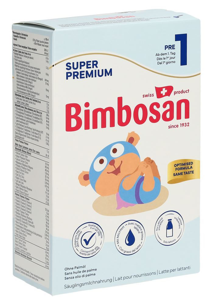 BIMBOSAN Super Premium PRE-1 lait pour nourrissons
