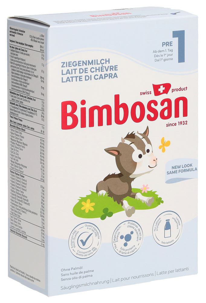 BIMBOSAN Ziegenmilch PRE-1 Säuglingsmilchnahrung