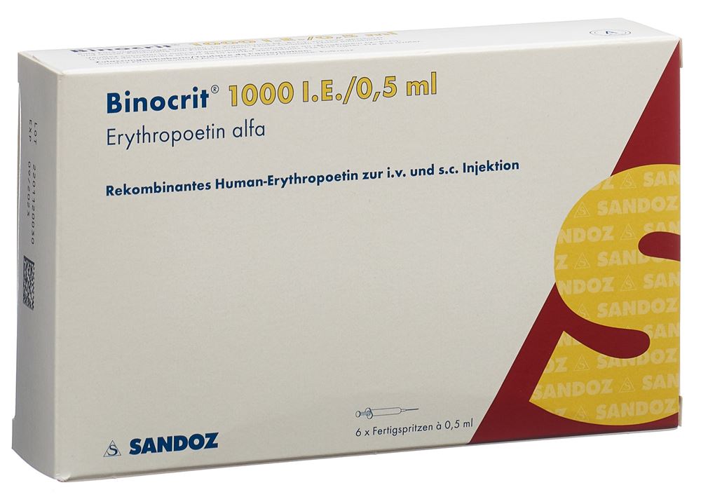 BINOCRIT sol inj 1000 IE/0.5ml ser pré 0.5 ml, image principale