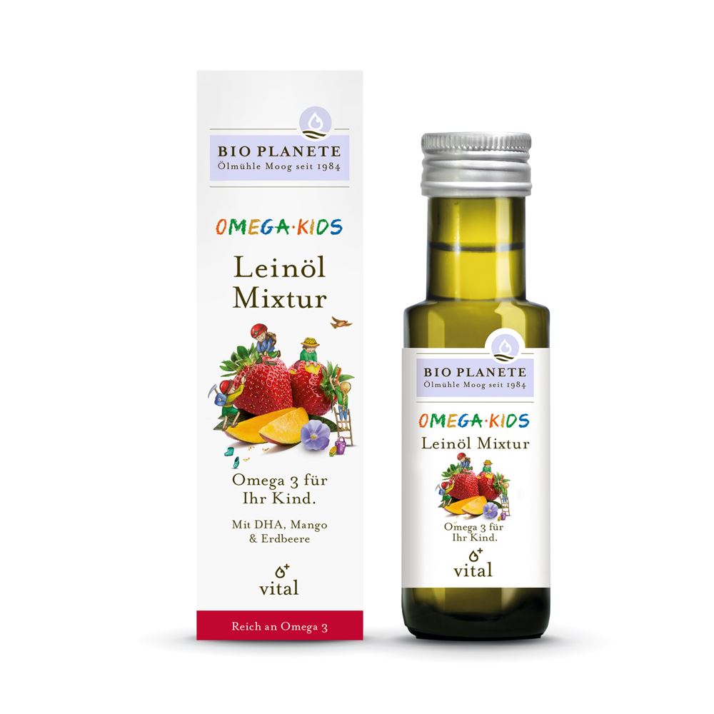 BIO PLANETE Omega Kids mélange d'huile de lin
