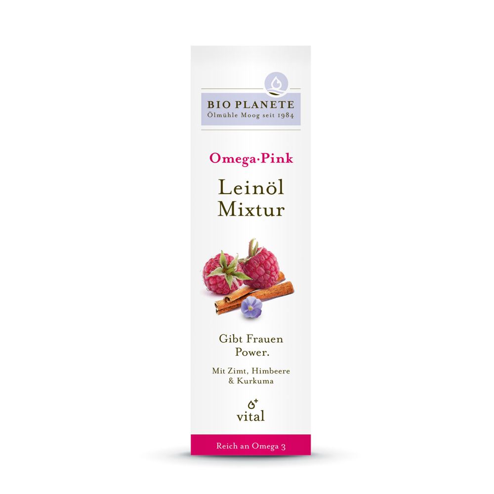 BIO PLANETE Omega Pink Leinöl-Mixtur, Hauptbild