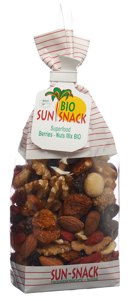 SUN SNACK mélange baies-cerneaux de Superfood