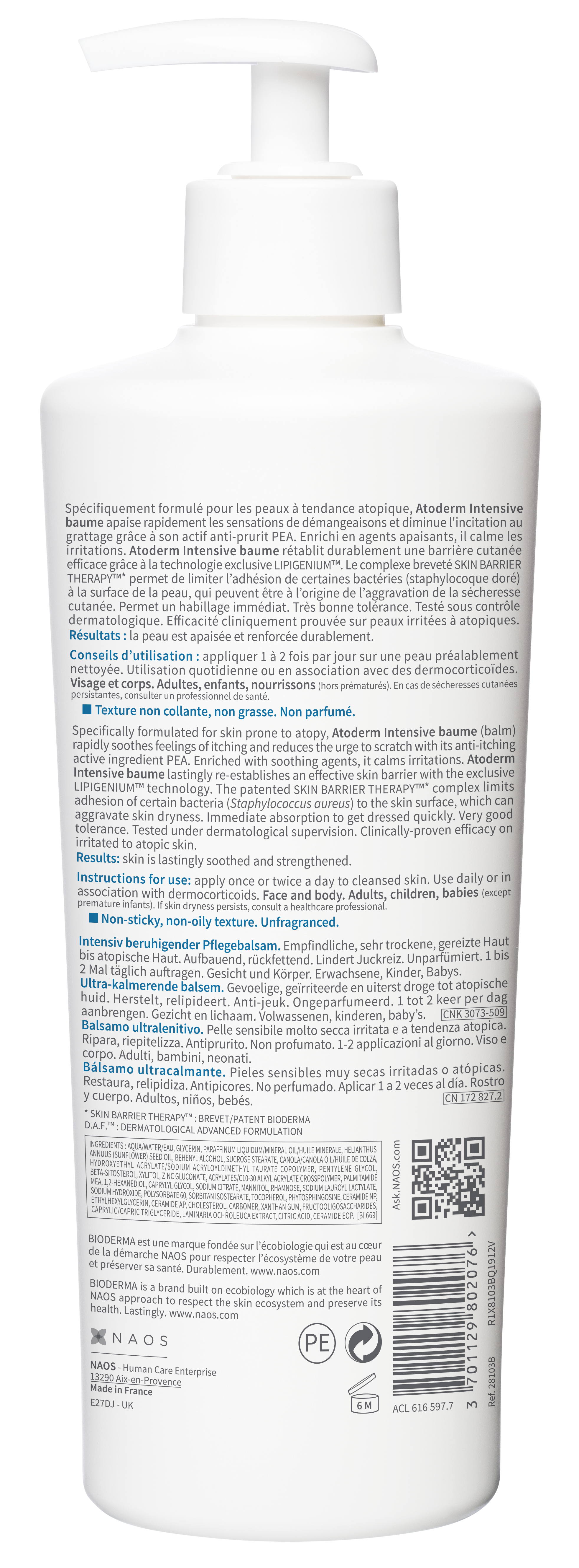 Bioderma Atoderm Intensive Baume, image 2 sur 2