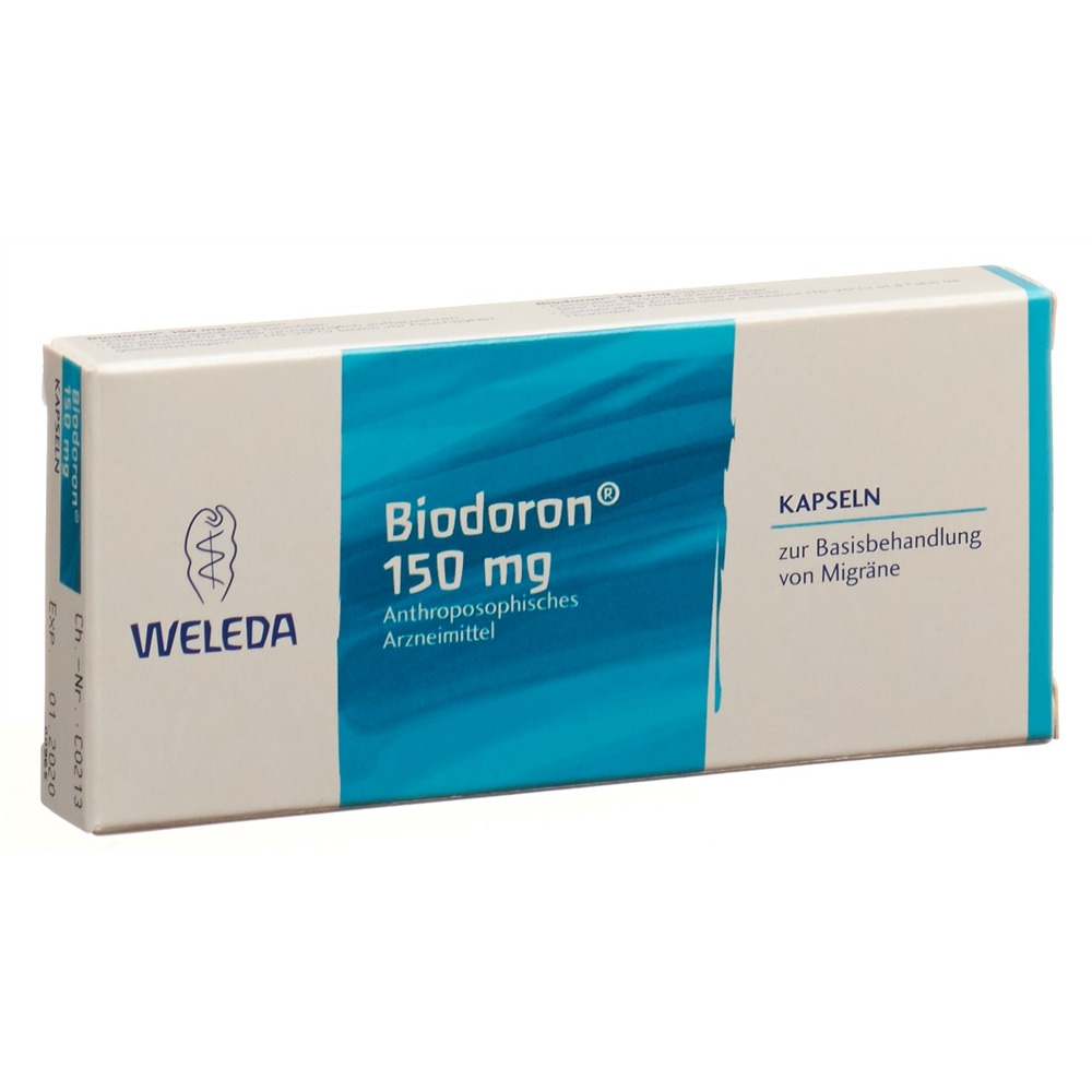 BIODORON Kaps 150 mg Blist 20 Stk, Hauptbild