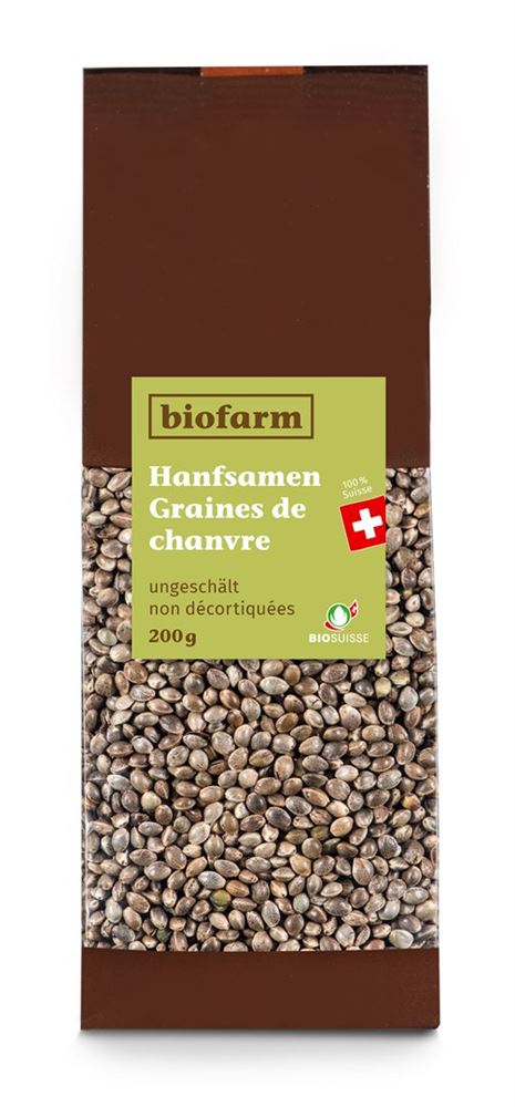 Biofarm graines de chanvre non décortiquées, image principale