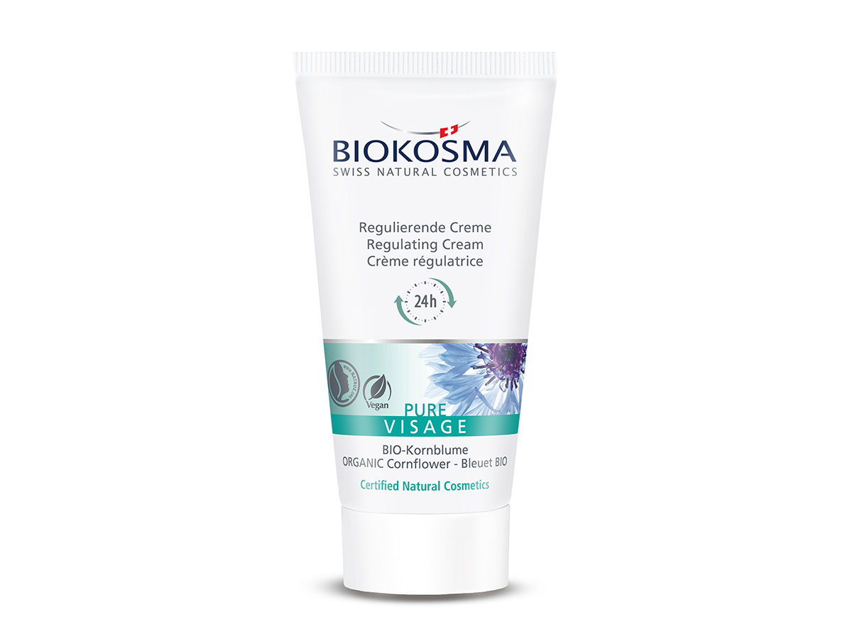 BIOKOSMA PURE Visage Crème régulatrice 24h