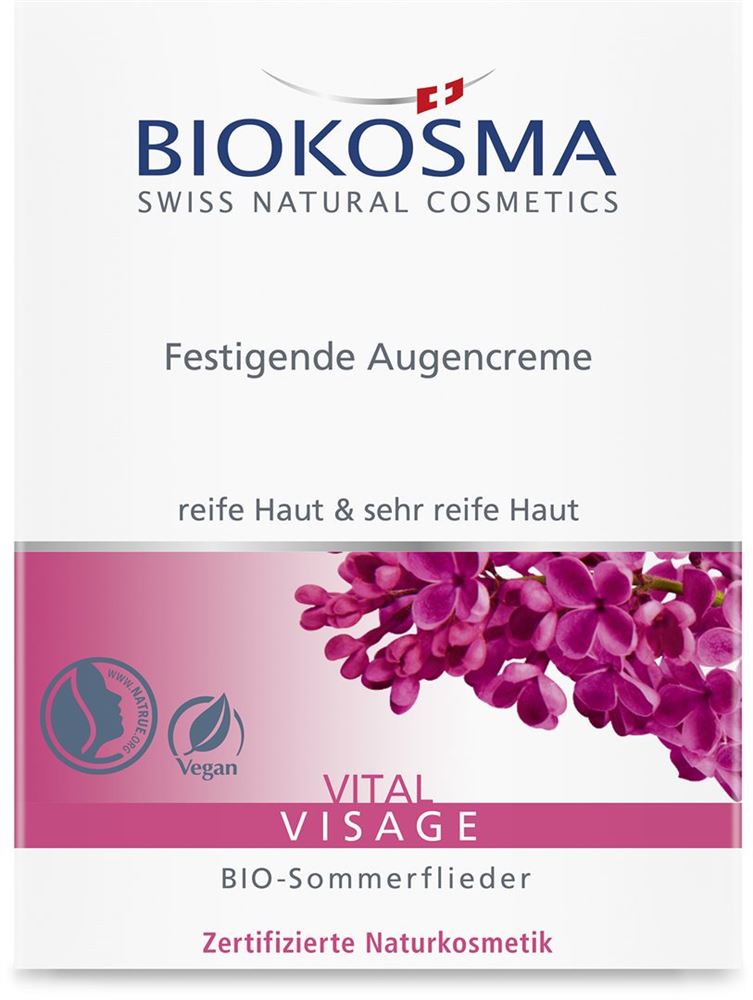 BIOKOSMA VITAL Visage Crème contour des yeux raffermissante, image principale