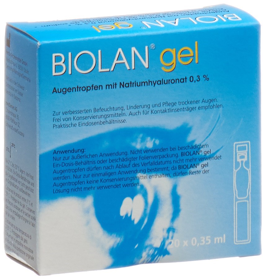 BIOLAN gel opht monodos 0.35 ml, image principale