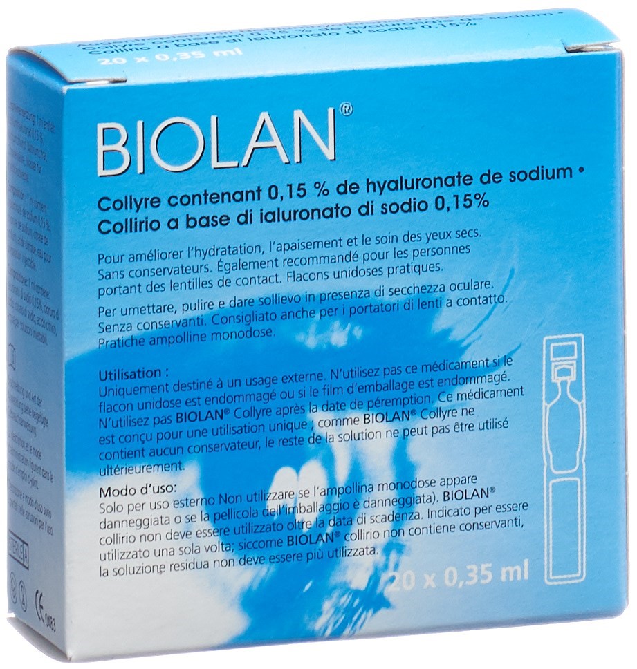 BIOLAN Gtt Opht Monodos 0.35 ml, Bild 2 von 2