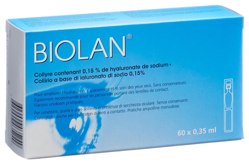 BIOLAN Gtt Opht Monodos 0.35 ml, Bild 2 von 2