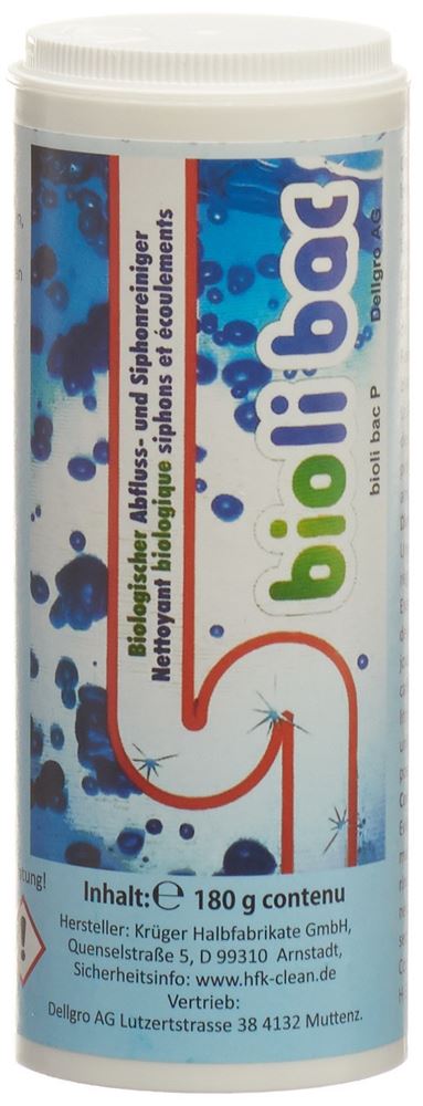 BIOLIBAC P nettoyeur écoulement biologique