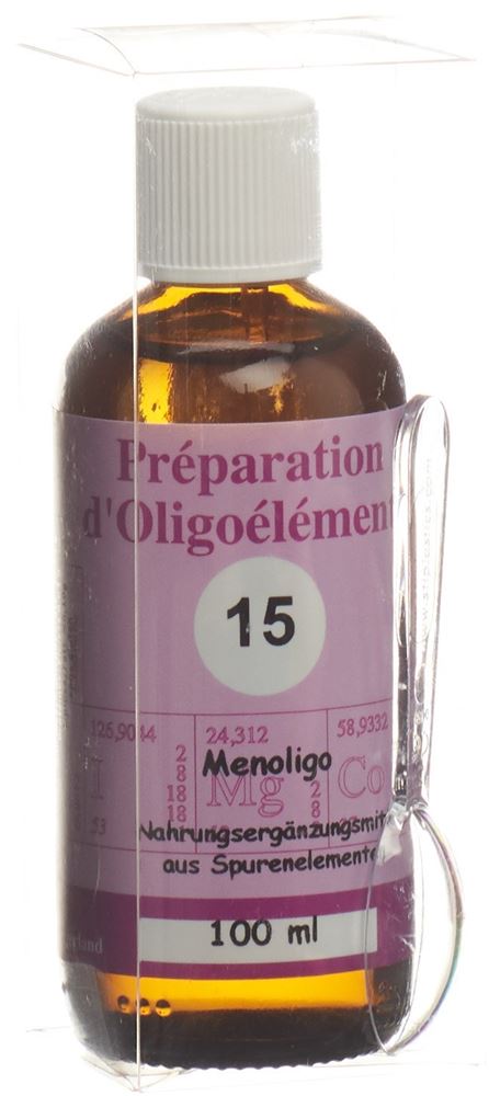 BIOLIGO POE 15 Menoligo Préparation d'oligoéléments/Yam