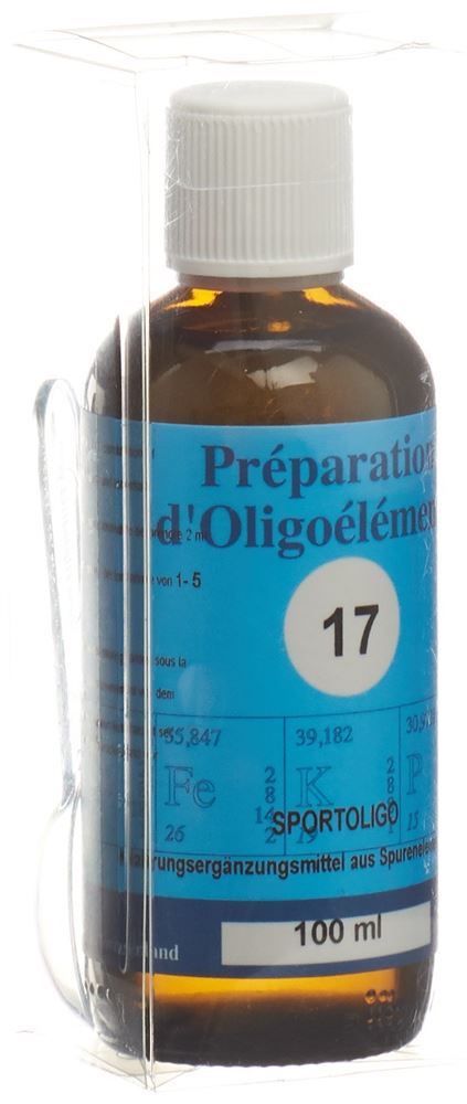 BIOLIGO POE 17 Sportoligo Préparation d'oligoéléments/Ginseng