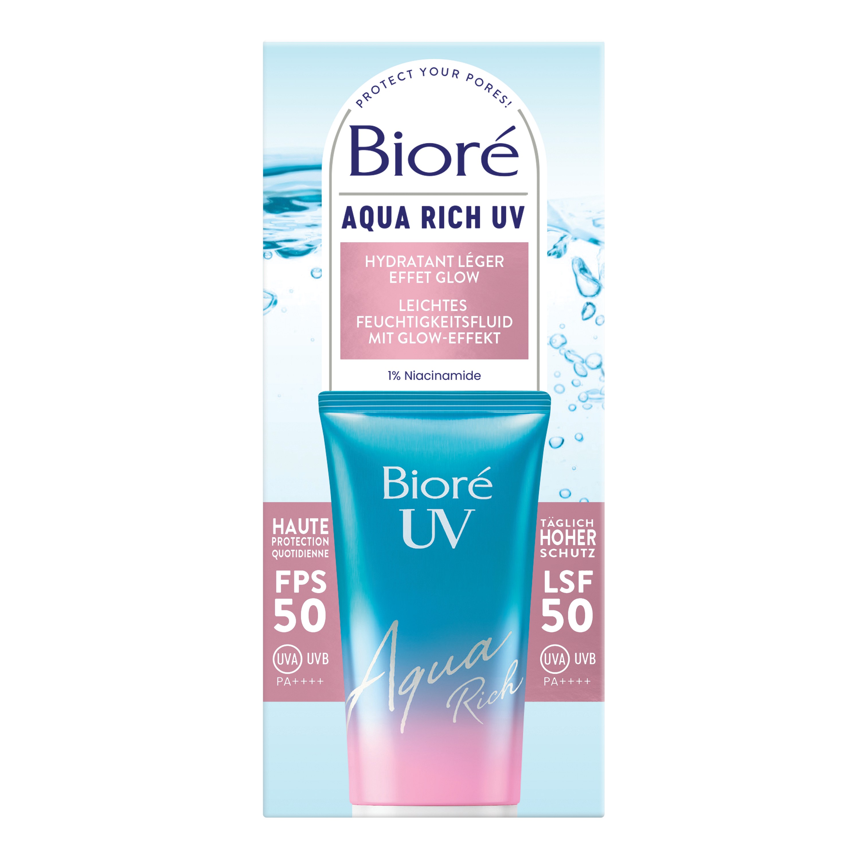 BIORE Aqua Rich UV fluide hydratant