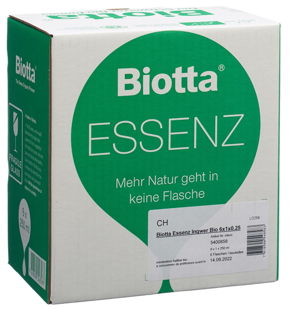 BIOTTA Essenz Ingwer