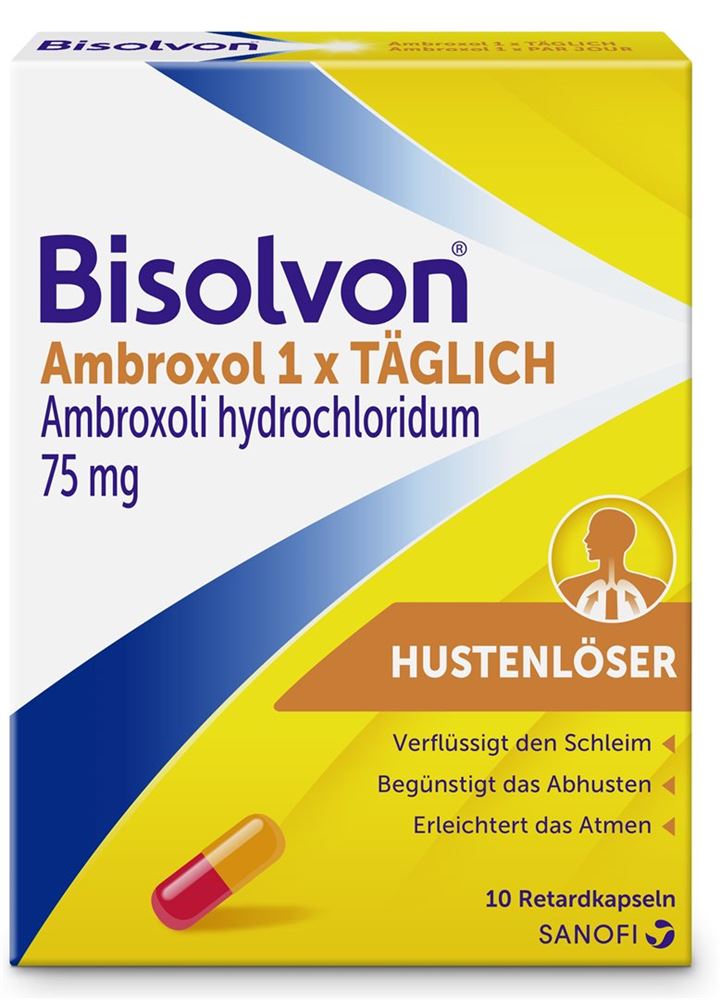 Bisolvon Ambroxol 1x PAR JOUR 75 mg