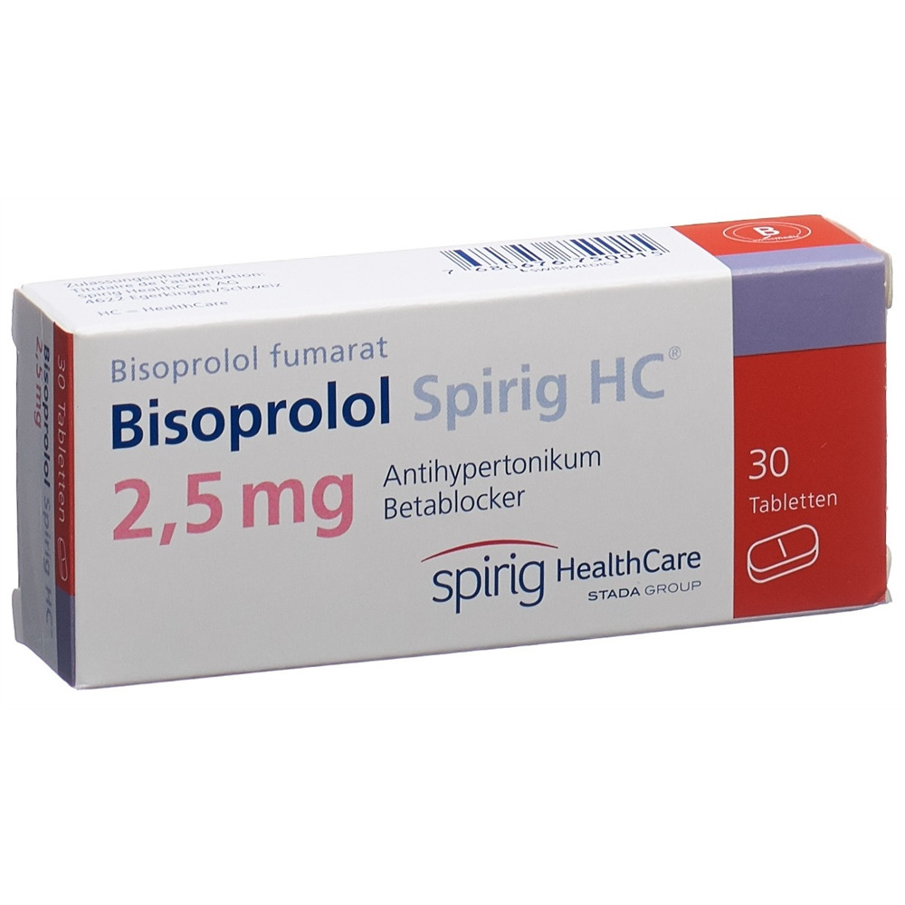 BISOPROLOL Spirig HC 2.5 mg