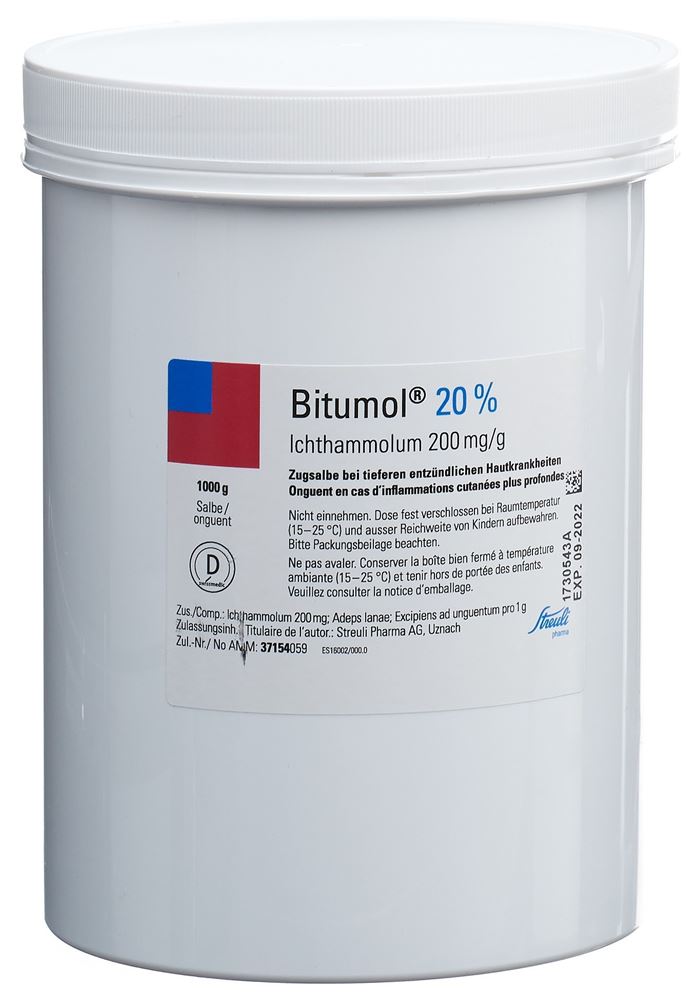 Bitumol Salbe 20 % Ds 1000 g